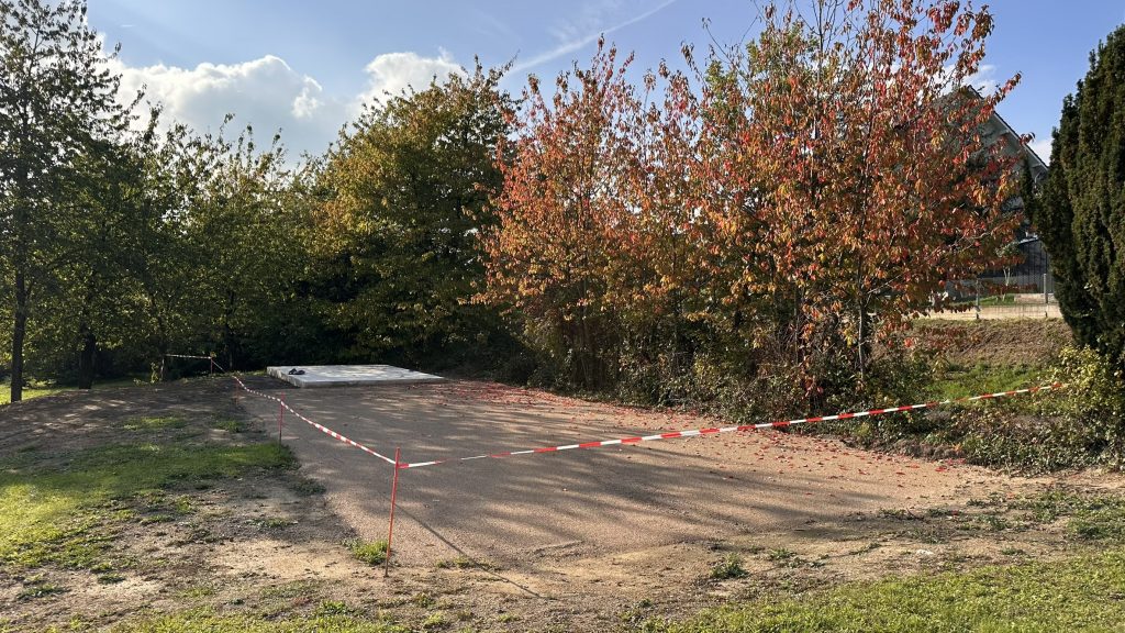 Der neue Boule-Platz am Bürgerhaus